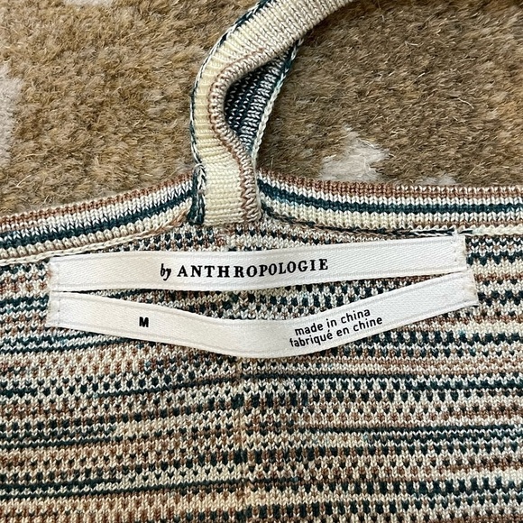 Anthropologie blue brown space dye strappy tank top women’s size medium - Picture 7 of 9